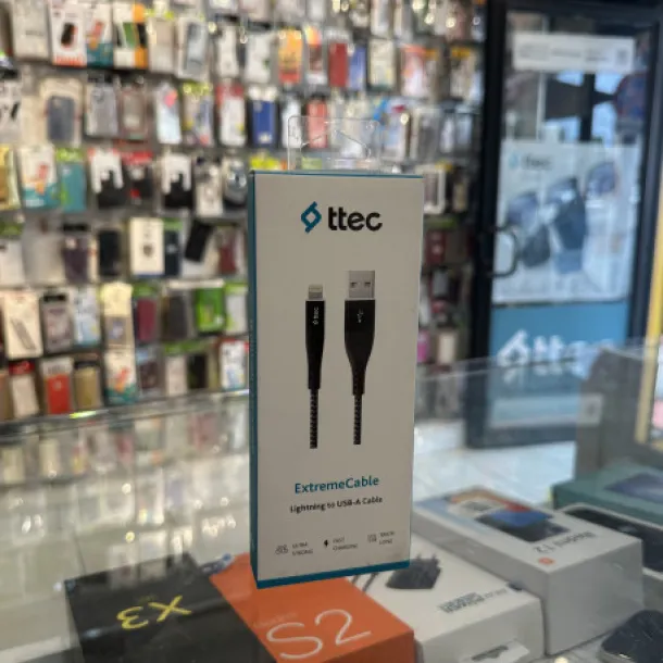 ttec ExtremeCable Ekstra Dayanıklı USB-A - Lightning Şarj Kablosu 150c