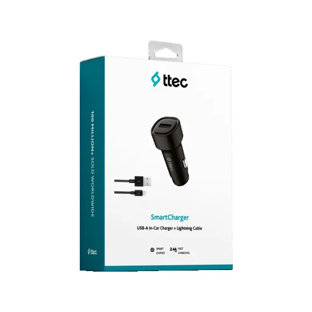 ttec SmartCharger 2.4A Araç Şarj Aleti + Lightning Kablo