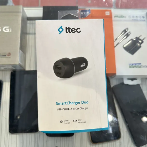 ttec SmartCharger Duo PD 83W Araç Hızlı Şarj Aleti USB-C+USB-A