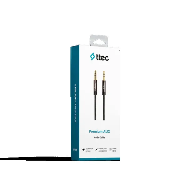 ttec 3.5mm Stereo Premium Ses Kablosu 1m